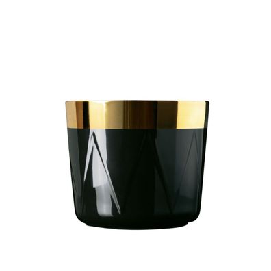 Fürstenberg Becher o. H. 1785/4 6048 SIP OF GOLD NOIR CIRCUS
