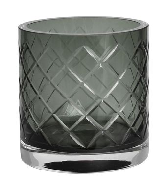 Kaheku Zylinder Harrison Schliff smoke, Ø 11,5 cm, H= 12 cm 
 777192075