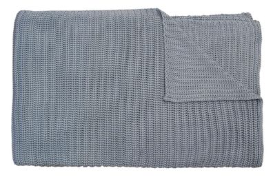 Kaheku Wolldecke Marini blau 130 cm x 170 cm , 100 % Baumwolle
 111008152