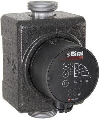 Biral Heizungsumwälzpumpe PrimAX 25-3 180 RED G1 1/2 inkl. Wärmedämmschale - 22053