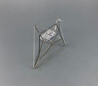 Lambert Hänger Kristall Metall silber 16x7cm