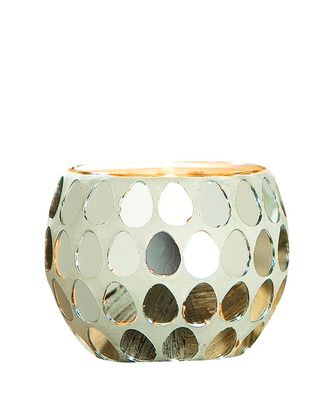 Gilde Glas Windlicht Punti Spiegel