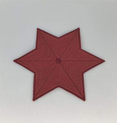 Sander Berneck Stern 100% Polyester 23cm rot
