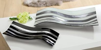 Gilde Glas Wellenschale Linea