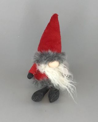 Weihnachtsmann Dekoartikel mehrfarbig Stoff H:18cm