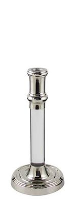 Kaheku Kerzenhalter Jared silber 12,5 cm Ø 30h 
für Stumpenkerze bis 7 cm Ø 119700