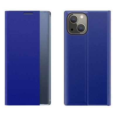 iPhone 13 Huelle mit Klappdeckel in Blau, Smart Cover Style