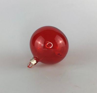 Kaheku Baumkugel rot transparent D:7cm