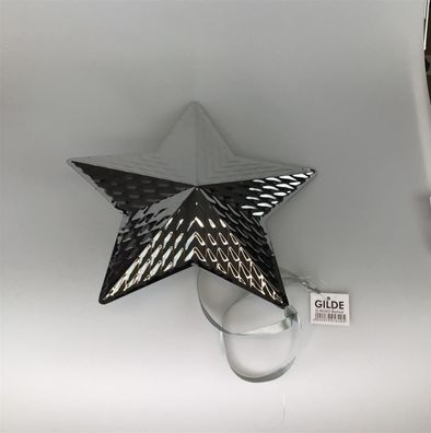 Gilde Edelstahl Sternhänger Rombica D:30cm 25340