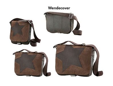 Gilde Leder Tasche braun Twenty-Five Star 41042 8x30x28 cm
