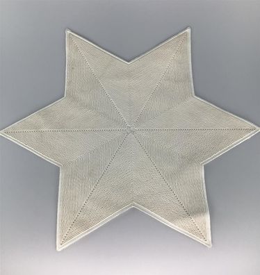 Sander Berneck Stern 100% Polyester 46cm weiß