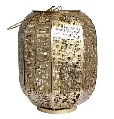Kaheku Laterne Cassani Antik gold, Ø 20 cm H= 27 cm 1231003898