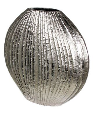 Kaheku Dekovase Morino vernickelt 39x10x, H= 37 cm 
 519018093
