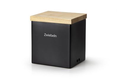 Continenta Vorratsdose Keramik, schwarz 3722