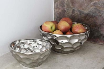 Fink BORA/Schale, eramik, ilber/D.28cm, .12cm########## 126017