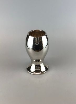 Fink Vase metall silber H:17cm D:8cm