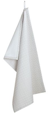 Gilde Textil Geschirrtuch Grey Ornament Ornament Design "Bella Vita"Länge 40 cm