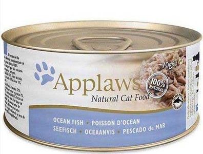 Applaws Premium Nassfutter fuer Katzen, Meeresfische, 70g