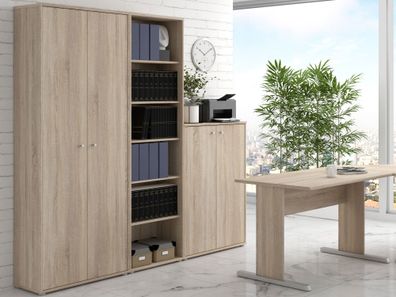 Arbeitszimmer Tegan 36 Sonoma Oak 4-teilig Büro Schreibtisch Schrank