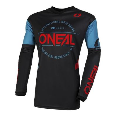 O'NEAL Bike Jersey Element Brand Black/Blue - Größe: M