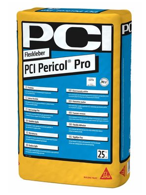 PCI CM 117 25kg ist jetzt Pericol PRO Flex-Fliesenkleber Verlegemörtel Feinsteinzeug