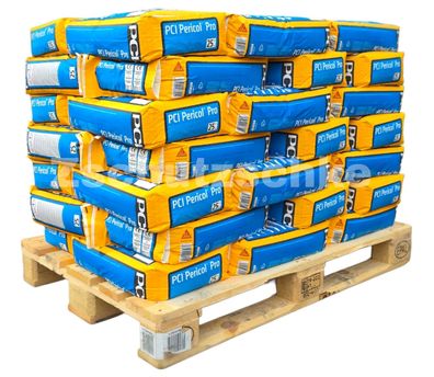 42x PCI Pericol PRO 25 kg Flexkleber Flexmörtel Verlegemörtel Feinsteinzeug Sika