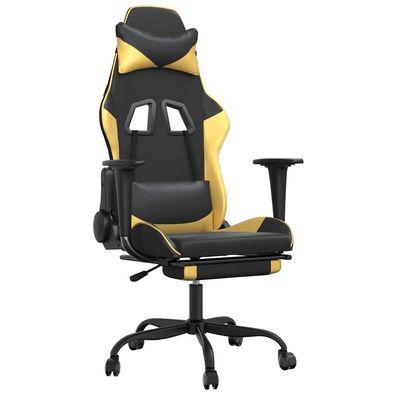Gaming-Stuhl | Bürostuhl | Chefsessel | Massagepunkt | max. 110kg | Kunstleder