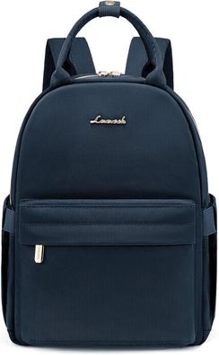Damen Rucksack Klein Cityrucksack Handtasche Mini Backpack Blau