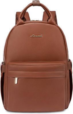 Kleiner Leder Rucksack Damen Wasserdicht Mini Backpack Casual Daypack