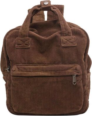 Damen Cord Rucksack 10L Braun Cityrucksack Daypack Wandern