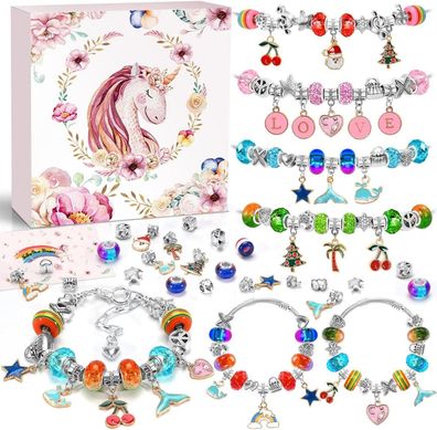 Mädchen Armband Bastelset DIY Schmuck Selber Machen Geschenk 4-12 Jahre