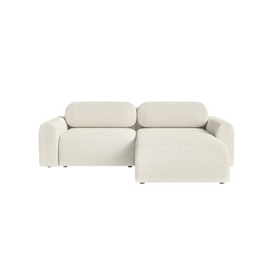 FEDVE Ecksofa Lome Mini Universell Sofa Schlaffunktion Bettkästen Sofagarnitur