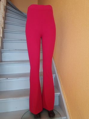 Damen Strick- Hose von Marco Polo, Pink, Gr. 40, Viskosemischung, elastisch, neu