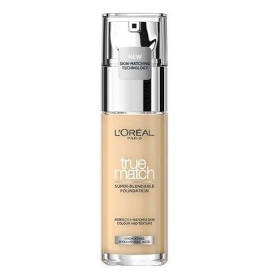 L'Oreal Paris True Match Foundation 1. D/1.W fuer warme Untertoene, 30ml