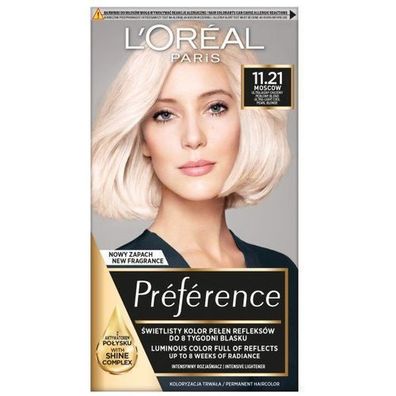 L'Oreal Paris Praeferenz Haarfarbe 11.21 Moskau - Deluxe Blondierung 150ml