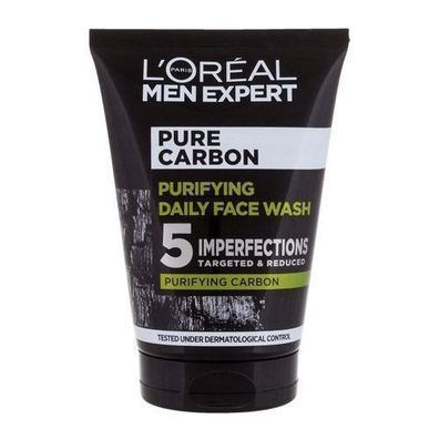 L'Oreal Paris Men Expert Pure Carbon Gesichtsreiniger gegen Unreinheiten, 100ml