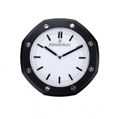 Wanduhr Audemars Piguet Royal Oak Weiß Schwarz 34cm Moderne Luxus Uhr