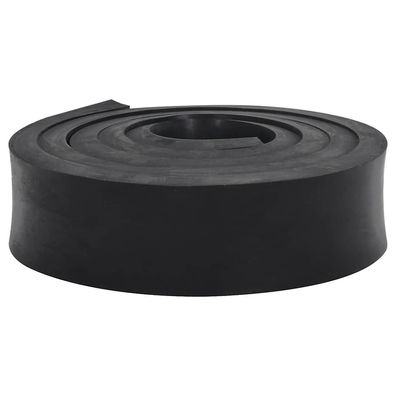 vidaXL Gummileiste für Schneepflug Schwarz 250x8x2 cm