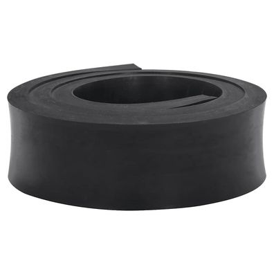 vidaXL Gummileiste für Schneepflug Schwarz 180x10x2 cm