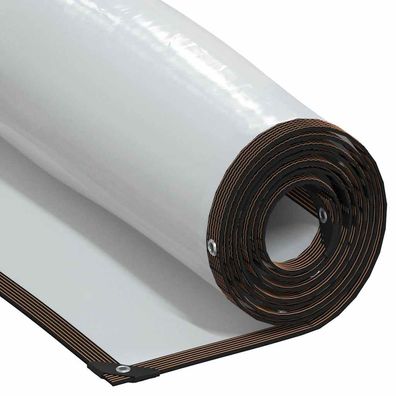 vidaXL Transparente Plane mit Ösen 4x10 m Polyethylen