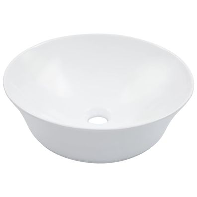 vidaXL Waschbecken 41 x 12,5 cm Keramik Weiß