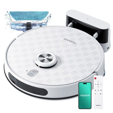 Tesvor S8 Pro 2 in 1 6000Pa Saugroboter Staubsauger mit Wischfunktion