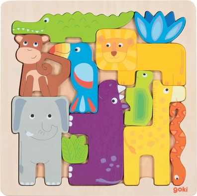 Einlegepuzzle Safari, 11tlg