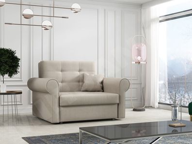 Sofa Viva Silver I Couch Polstersofa Schlafcouch Schlafsofa Bettkasten Bettfunktion