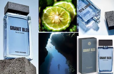Eau de Toilette Granit Bleu Herren 100 ml Zerstäuber Spray Yves Rocher. NEU & in OVP