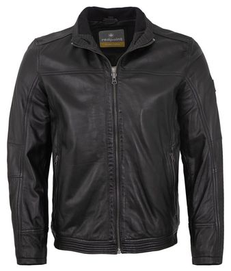 Redpoint - Herren Lederjacke Lammnappa schwarz