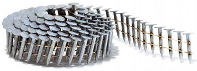 7.200 Coil-Dachpappnägel 3,1x22 mm feuerverzinkt 16° für Bostitch, DeWalt , Preb