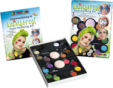 Eulenspiegel Face Painting Kit Rainforest