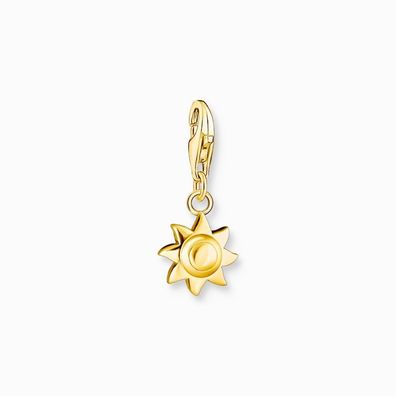 Thomas Sabo - 2024-413-39 - Charm - Damen - 925er Silber gelbvergoldet - Sonne