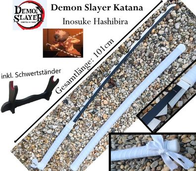 NEU DEMON SLAYER Samurai Katana Schwert gezackt 101cm für Cosplay Sammler Anime